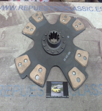DEi16P1 DISCO EMBRAGUE CERAMICO PEGASO DIAMETRO 380mm 10 ESTRIAS DE VOLANTE MOTOR A LADO EMBRAGUE 6,8mm, REF. 507331