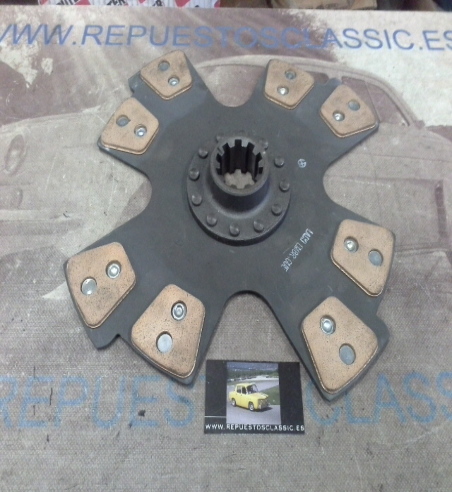 DEi16P1 DISCO EMBRAGUE CERAMICO PEGASO DIAMETRO 380mm 10 ESTRIAS DE VOLANTE MOTOR A LADO EMBRAGUE 6,8mm, REF. 507331