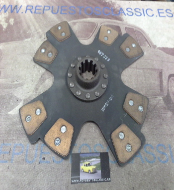DEi18P1 DISCO EMBRAGUE CERAMICO PEGASO 3089/3188 DIAMETRO 380mm 10 ESTRIAS DE VOLANTE MOTOR A LADO EMBRAGUE 7,5mm, REF. 507333