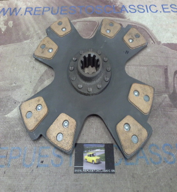 DEi19P1 DISCO EMBRAGUE CERAMICO PEGASO 3089/3188 DIAMETRO 380mm 10 ESTRIAS DE VOLANTE MOTOR A LADO EMBRAGUE 7,5mm, REF. 507334