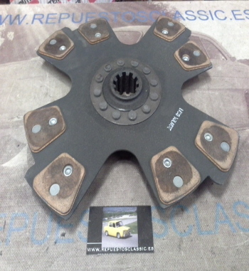 DEi20P1 DISCO EMBRAGUE CERAMICO PEGASO 1080/1085 MOT. 9156 - 9157 DIAMETRO 380mm 10 ESTRIAS, REF. 509550