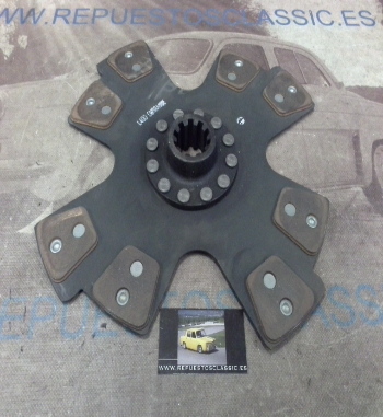 DEi21P1 DISCO EMBRAGUE CERAMICO PEGASO 1089 MOT. 9156 DIAMETRO 380mm 10 ESTRIAS, REF. 509551