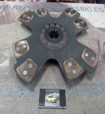 DEi21P1 DISCO EMBRAGUE CERAMICO PEGASO 1089 MOT. 9156 DIAMETRO 380mm 10 ESTRIAS, REF. 509551