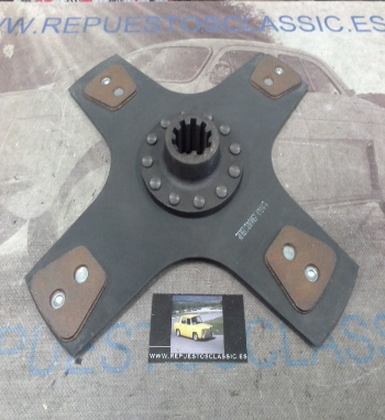 DEi24P1 DISCO EMBRAGUE CERAMICO PEGASO DIAMETRO 380mm 10 ESTRIAS EXT. 45mm INT. 36mm x 33mm, REF. 509553
