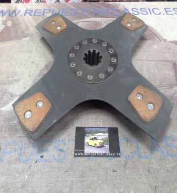DEi24P1 DISCO EMBRAGUE CERAMICO PEGASO DIAMETRO 380mm 10 ESTRIAS EXT. 45mm INT. 36mm x 33mm, REF. 509553