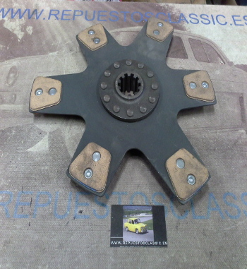 DEi28P1 DISCO EMBRAGUE CERAMICO BARREIROS 6226/6434 MOT. B36 DIAMETRO 360mm 10 ESTRIAS EXT. 44,5mm INT. 36mm x 33,5mm