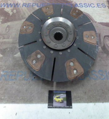 DEi30P1 DISCO EMBRAGUE CERAMICO EBRO KUBOTA 6000/6080/6090/6100 - MISA DIAMETRO 350mm 16 ESTRIAS REF. 506870