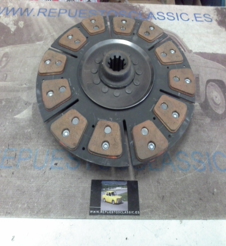 DEi31P1 DISCO EMBRAGUE CERAMICO BARREIROS R545 DIAMETRO 350mm 10 ESTRIAS, REF. 506922