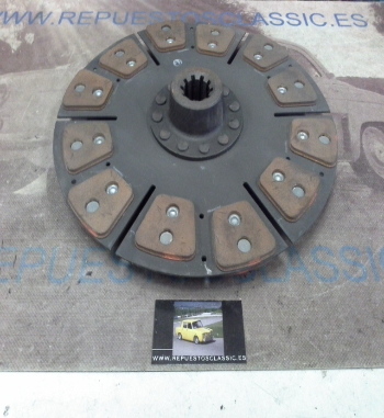 DEi31P1 DISCO EMBRAGUE CERAMICO BARREIROS R545 DIAMETRO 350mm 10 ESTRIAS, REF. 506922