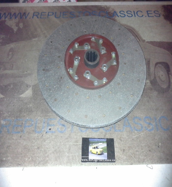 DEi36P1 DISCO EMBRAGUE ZETOR URSUS TRACTOR 42/50CV/JUMZ-6 DIAMETRO 340mm 10 ESTRIAS, REF. 9780
