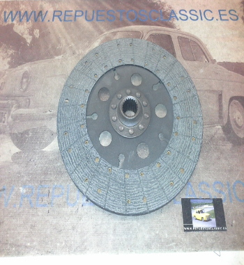 DEi37P1 DISCO EMBRAGUE ZETOR URSUS TRACTOR DIAMETRO 328mm 22 ESTRIAS EXT. 34,5mm INT. 32mm x 37,5mm, REF. 7442