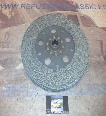 DEi38P1 DISCO EMBRAGUE JOHM DEERE 2140/3140 DIAMETRO 320mm 10 ESTRIAS EXT. 32mm INT. 25,5mm x 26,5mm, REF. 5315