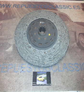 DEi40P1 DISCO EMBRAGUE FORD TRACTOR 7600 DIAMETRO 328mm 10 ESTRIAS EXT. 44,5mm INT. 35,5mm x 32mm, REF. 9754