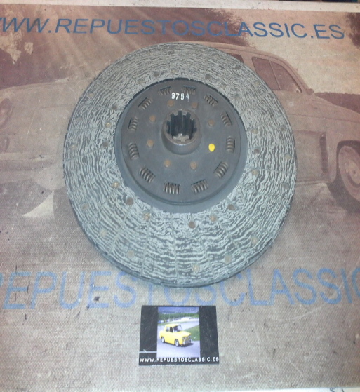 DEi40P1 DISCO EMBRAGUE FORD TRACTOR 7600 DIAMETRO 328mm 10 ESTRIAS EXT. 44,5mm INT. 35,5mm x 32mm, REF. 9754