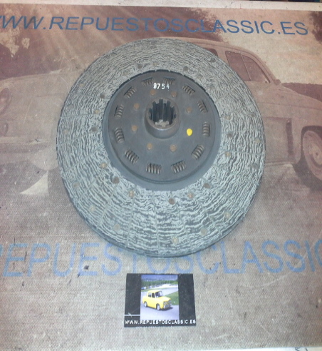 DEi40P1 DISCO EMBRAGUE FORD TRACTOR 7600 DIAMETRO 328mm 10 ESTRIAS EXT. 44,5mm INT. 35,5mm x 32mm, REF. 9754