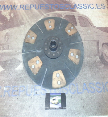 DEi44P1 DISCO EMBRAGUE CERAMICO PEGASO DIAMETRO 310mm 10 ESTRIAS EXT. 29mm INT. 23mm x 25,5mm, REF. 506560