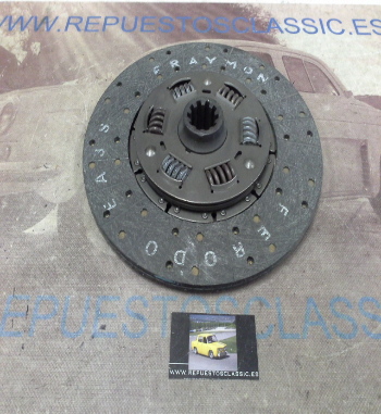 DEi50P1 DISCO EMBRAGUE WINGET DUMPERS, PEGASO 1100 DIAMETRO 302mm 10 ESTRIAS EXT. 38mm, INT. 31mm x 43mm, REF.5281