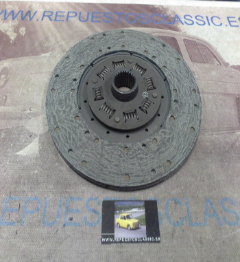 DEi51P1 DISCO EMBRAGUE FORD TRACTOR 5000/5100/5200/5600 DIAMETRO 302mm 25 ESTRIAS EXT. 41mm, INT. 38mm x 31mm, REF.9690