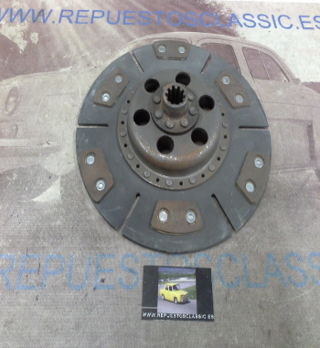 DEi54P1 DISCO EMBRAGUE CERAMICO MASSEY 165/550/575, EBRO KUBOTA 8100/8110/8135/8070 DIAMETRO 302mm 10 ESTRIAS, REF. 509810
