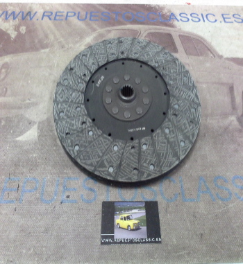 DEi58P1 DISCO EMBRAGUE BARREIROS 5050 TRACC. - JOHN DEERE 2020/2030/1020  DIAMETRO 280mm 15 ESTRIAS, REF. 9793