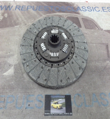 DEi63P1 DISCO EMBRAGUE DITER MOT. MWN D325, JOHN DEERE PERKINS 4203 DIAMETRO 275mm 10 ESTRIAS, REF. 5250