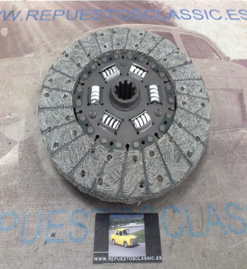DEi63P1 DISCO EMBRAGUE DITER MOT. MWN D325, JOHN DEERE PERKINS 4203 DIAMETRO 275mm 10 ESTRIAS, REF. 5250