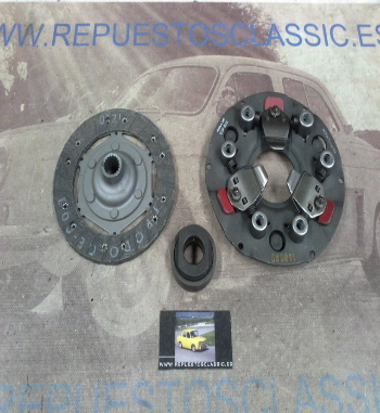 KE81 KIT EMBRAGUE CITROEN 2CV, MEHARI, DYANE, C8 DISCO 155mm 18 ESTRIAS