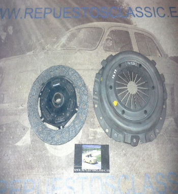 KE83 KIT MAZA Y DISCO EMBRAGUE SIMCA 900, 1000 73-> MEDIDA DISCO 160 - DIENTES 21 - DIAMETRO CUBO 17,5mm REF. 616033