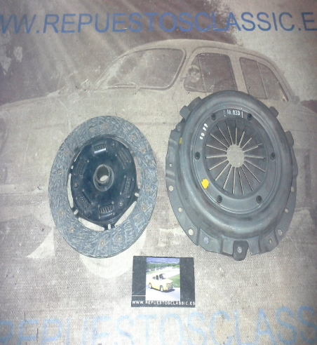 KE83 KIT MAZA Y DISCO EMBRAGUE SIMCA 900, 1000 73-> MEDIDA DISCO 160 - DIENTES 21 - DIAMETRO CUBO 17,5mm REF. 616033