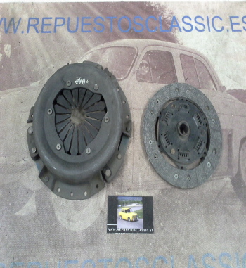 KE84 KIT MAZA Y DISCO EMBRAGUE RENAULT 8 Y 10 DISCO 160mm 20 ESTRIAS x 17mm
