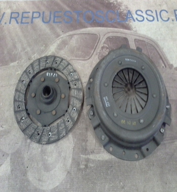 KE87 KIT MAZA Y DISCO EMBRAGUE CITROEN 2CV, DYANE, VISA, MEHARI LNA 160mm, 18 ESTRIAS