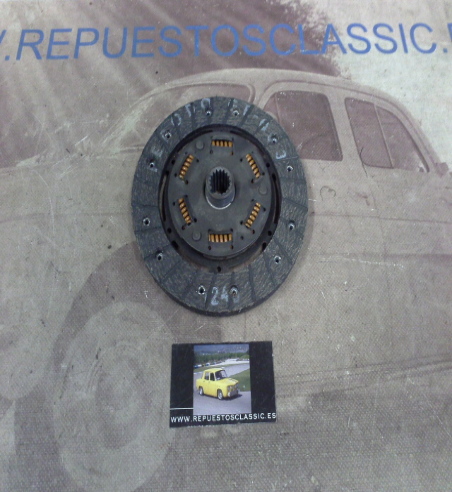 DE101 DISCO EMBRAGUE FORD FIESTA MK1, ESCORT MK3 957/1117cc.165mm 17 ESTRIAS