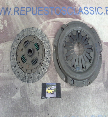 KE100 KIT MAZA Y DISCO EMBRAGUE OPEL CORSA A, KADETT D/E, ASCONA B/C, MANTA A/B, ASTRA F 1.2/1.3 (190x14x18,7)