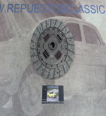 DE108 DISCO EMBRAGUE VOLKSWAGEN GOLF, PASSAT, POLO, AUDI 80 1.3/1.6/1.6D (190x24x20,7)