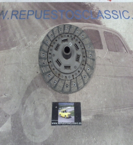 DE109 DISCO EMBRAGUE VOLKSWAGEN GOLF, PASSAT, POLO, AUDI 80 1.3/1.6/1.6D (190x24x20,7)