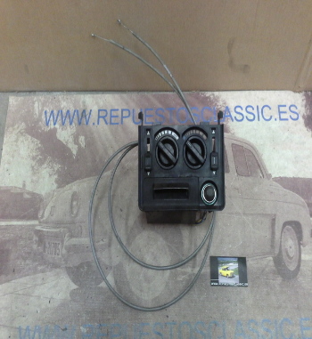 DA57 CONSOLA MANDOS CALEFACCION CON CABLES, CENICERO Y MECHERO RENAULT 5 TS, TX, ALPINE, COPA, TURBO (DE OCASION)