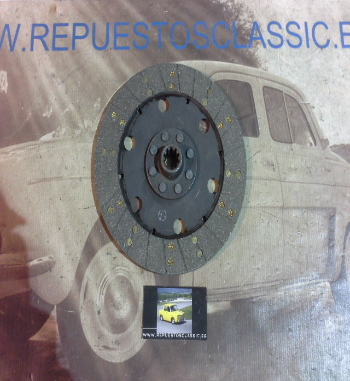 DEi72P1 DISCO EMBRAGUE RIGIDO MOTOCULTOR EBRO KUBOTA 25R, FIAT 25R, 311R, 411R (215x10x23,5)