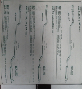 1229P9  SILENCIOSO TRASERO CHRYSLER-TALBOT 150 79-> GLS, S, GT, SX, GL, LS