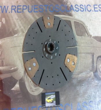 DEi80P2 DISCO EMBRAGUE CERAMICO DEUTZ-FAHR, HATZ, SCHLUTER, MASSEY FERGUSON-LANDINI (280x10x32)