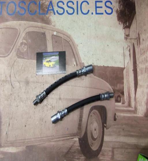 SI61590 JUEGO LATIGUILLOS TRASEROS FRENOS DE DISCO SEAT 124, 1430