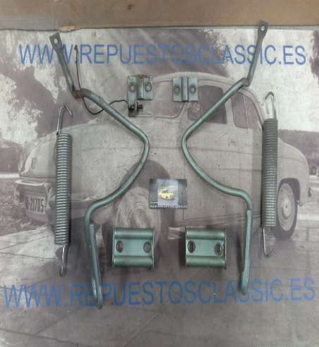 DR26 JUEGO BISAGRAS COMPLETO CON MUELLES TAPA MALETERO RENAULT 12 (DE OCASION)