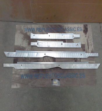 DR32 EMBELLECEDORES ESTRIBERAS TALONERAS DE ALUMINIO RENAULT 12 TS (DE OCASION)
