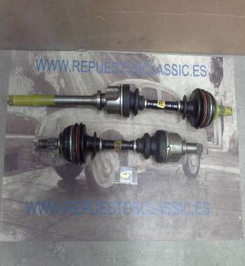 PG5409-5410P4 JUEGO TRANSMISIONES PALIERES PEUGEOT 205 1.9 GTI, TURBO DIESEL CAMBIO B1/B3 595/860mm. ESTRIAS L/C24, L/R25