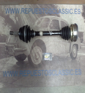WW3150P2 TRANSMISION PALIER IZQUIERDO VOLKSWAGEN PASSAT 1.6, 1.6D, 88>90, 555mm. ESTRIAS L/R 22L PLATINA L/C 100mm.