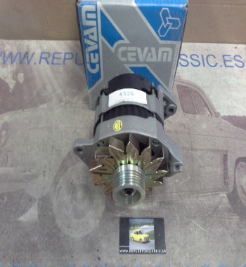 CA525IR ALTERNADOR CEVAM 4326 PEUGEOT 405, CITROEN BX 1.8D/TD (12v. 50A)