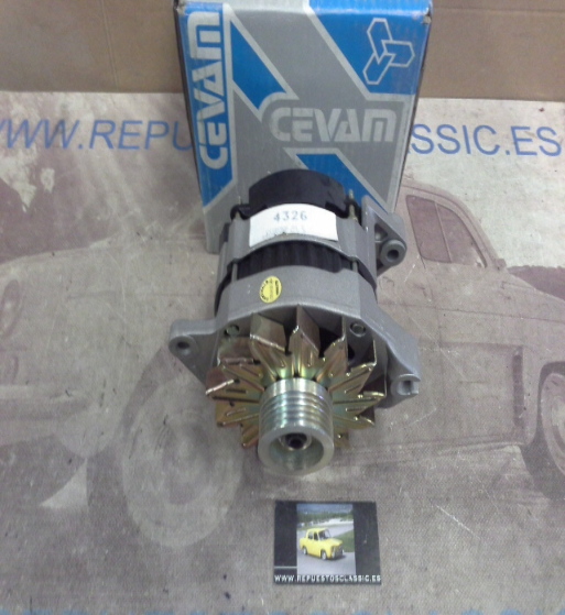 CA525IR ALTERNADOR CEVAM 4326 PEUGEOT 405, CITROEN BX 1.8D/TD (12v. 50A)