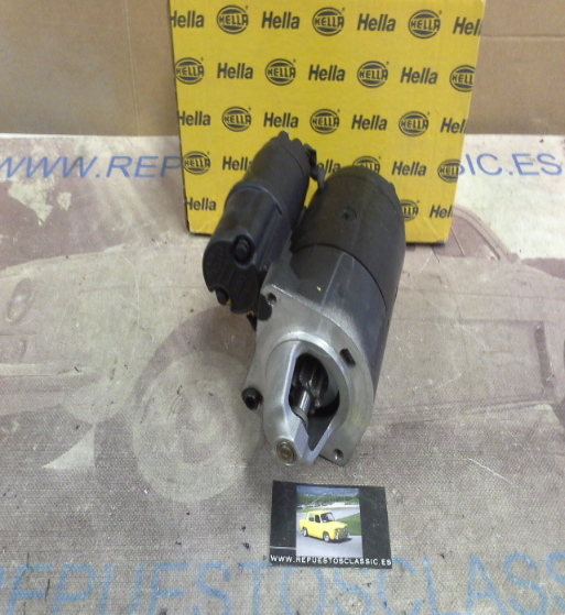 CS133 MOTOR DE ARRANQUE HELLA 8EA725985001 FIAT RITMO, X 1/9, LANCIA PRISMA 1.5 (12V. 0,9KW, 9 DIENTES)