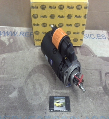 CS272 MOTOR ARRANQUE HELLA 8EA726040001 VOLKSWAGEN GOLF, JETTA MK1 74>85, CADDY 1.6D 82>92, TRANSPORTER MK4 2.4D 90>03 (12v. 1,7