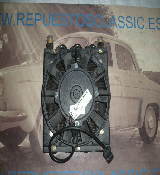 RADIADOR ACEITE CON ELECTROVENTILADOR 12 V RENAULT 8