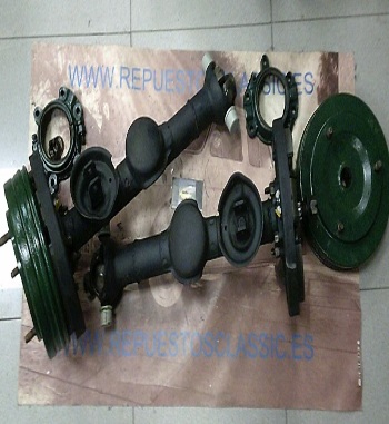 KIT CAÑONERAS COMPLETAS INTERCAMBIO RENAULT DAUPHINE, ONDINE, GORDINI, SE ABONARAN 100 € DEL MATERIAL DE INTERCAMBIO